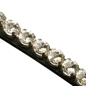 Nueva y Exclusiva Diadema de Cuero Hecha a Mano con Cristales y Pedrería, Estilo Inglés, para Caballo, Personalizable en Color y Tamaño - Cob-Full - Product Image 6