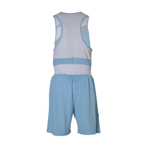 Ensemble de veste et short de kick-boxing unisexe en spandex/polyester, vêtements d'arts martiaux personnalisés, séchage rapide, respirant, uniformes de boxe en gros - Product Image 6