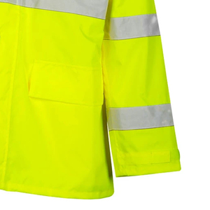 High Quality Reflective <b>Work</b> Vest Fluorescent Jacket <b>Waterproof</b> Safety Features Best Reasonable Price Customizable Logo Cotton - Product Image 2