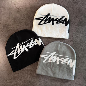 สินค้ามาใหม่ 2026 หมวกบีนนี่แฟชั่นฤดูหนาว ผ้าอะคริลิก 100% สีตามสั่ง ปักลาย 3 มิติ ราคาประหยัด - Product Image 5