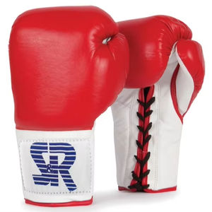 Guantes de Boxeo de Cuero Personalizados de Alta Calidad con Cierre de Gancho y Bucle, Impermeables y Antideslizantes para Entrenamiento en Gimnasio - Product Image 1