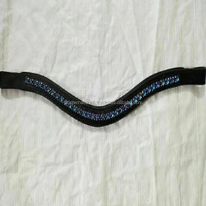 Banda de cuero para cejas hecha a mano personalizada, cadena decorativa ostentosa en diferentes colores, todos los tamaños y colores - Product Image 5