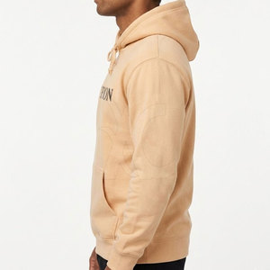 Sudadera con Capucha para Hombre, Estilo Urbano, de Algodón Grueso con Bordado y Diseño de Costuras Frontales - Product Image 4