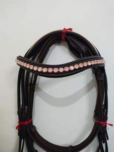 Bridon sans mors de qualité supérieure pour cheval |   Couvre-tête rembourré doux et confortable |   Accessoires durables pour l'équitation et l'entraînement des chevaux - Product Image 2