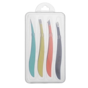 Pince à épiler en acier inoxydable pour la suppression des poils et de la barbe, pince banane, pince à épiler pour extensions de cils, pince à épiler pour sourcils - Product Image 1