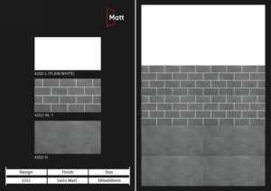 Carreaux vitrifiés contemporains mats 12"X24" conçus pour une élégance pratique alliant fiabilité structurelle avec une touche subtile - Product Image 2