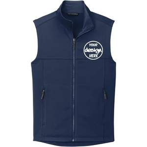 <b>Men's</b> F906 Custom Embroidery Logo Texts <b>Vest</b> Collective Smooth <b>Fleece</b> with Personalized 2025 Waistcoat - Product Image 4