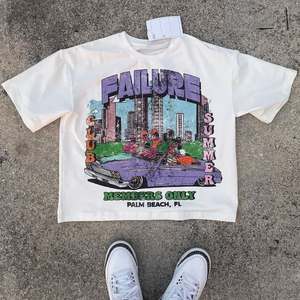T-shirt tendance en strass, impression numérique, 100% coton tricoté, écologique, respirant, fournisseur en gros OEM - Product Image 1