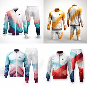 Chándal Personalizado con Estampado por Transferencia Térmica, Ligero, Tejido, con Cierre Completo, Ecológico, Transpirable, 100% Poliéster, Diseña el Tuyo Propio - Product Image 3