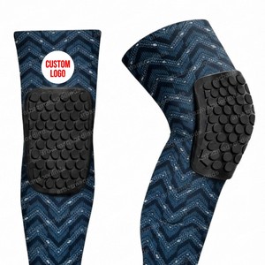 Genouillère de compression avec protection antichoc, impression par sublimation, unisexe, toutes saisons, design à enfiler - Product Image 4