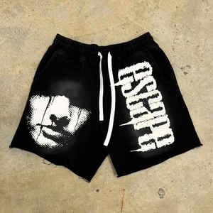 Shorts Bermuda Homme 2026 en Tissu Tricoté 100% Polyester Effet Toile, Taille Élastique, Coupe Mi-Haute, Couleur Unie, Écologique, Style Urbain - Product Image 4