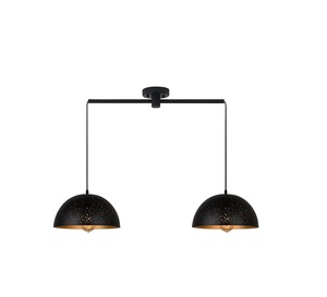 Lampe suspendue en métal personnalisable, luminaire contemporain pour la décoration élégante d'appartements et de bureaux - Product Image 1