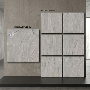 Azulejos de Porcelana Golden Wave de 800x800mm, Totalmente Esmaltados, Pulidos, Antideslizantes, para Pisos Interiores de Hoteles, Diseño MCM - Product Image 3