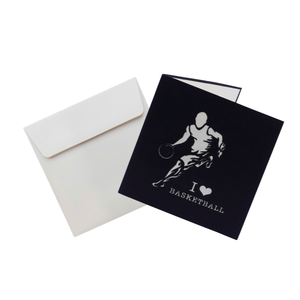 Tarjeta de Felicitación Creativa 3D Pop-Up con Tema de Baloncesto, Tarjeta de Felicitación 3D con Sobre, Tarjeta de Felicitación Hecha a Mano, Regalo para Fanáticos del Deporte, Manualidades de Papel - Product Image 4