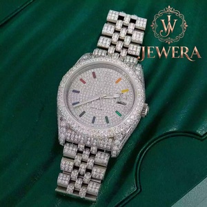 Mossinate Fashion Stainless Steel Diamond Watch with <b>Adjustable</b> <b>Strap</b> for Men and Women Office Party Available for Factory Price - Product Image 1