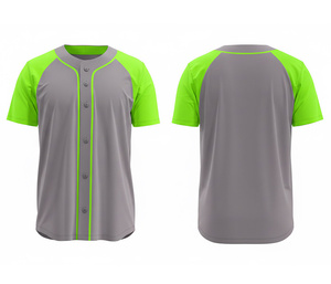 Camiseta de Béisbol Transpirable Sublimada Personalizada para Equipos |   Uniforme de Béisbol para Equipo con Logotipo y Números Personalizados |   Poliéster Transpirable - Product Image 3