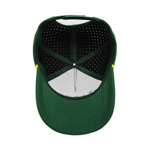 Gorra deportiva premium perforada con cuerda, impermeable, para golf, de 5 paneles, con malla de orificios cortados a láser, gorra de rendimiento al por mayor - Product Image 4