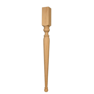 Patas de Muebles Contemporáneas de Madera de Caucho Sólido, Soportes Decorativos Torneados para Comedor, Dormitorio y Proyectos de Interiores de Villas - Product Image 1