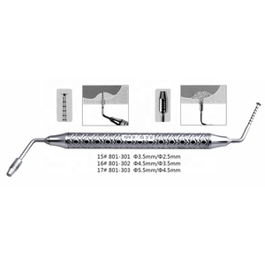Grattoir à os manuel pour chirurgie implantaire et greffe dentaire, instrument chirurgical de haute qualité en acier inoxydable allemand certifié - Product Image 4