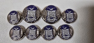Premium High Quality Metal <b>Buttons</b> PHI BETA SIGMA Fraternity Custom <b>Buttons</b> for blazers in Silver color 8 <b>Buttons</b> - Product Image 5