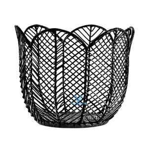 Cesto de Ropa Clásico de Bambú y Ratán, Organizador de Almacenamiento Tejido a Mano, Diseño de Fibra Natural Sostenible - Product Image 1