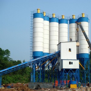 Planta de mezcla de hormigón estacionaria impulsada por motor con caja de cambios y línea de producción de rodamientos para planta de dosificación de hormigón - Product Image 1