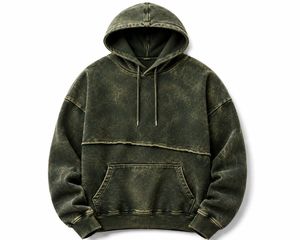 Sweat-shirt à capuche pour homme, coupe classique, couleur unie, denim, anti-boulochage, décontracté, automne, tricoté, avec poches, Spandex/Coton, séchage rapide - Product Image 5