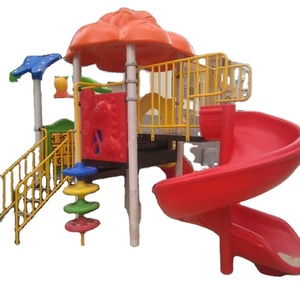 Ensemble de jeux d'extérieur pour enfants avec toboggan en plastique multi-unités 2025 pour la cour et l'extérieur Fabriqué en Inde - Product Image 1