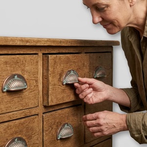 Ba Oval Brass <b>Drawer</b> Pull Handle Traditional Design Durable Furniture Hardware for Home Office Use - Product Image 3