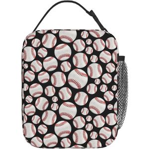 Borsa Termica Riutilizzabile a Forma di Palla da Baseball per Pranzo, Lavoro, Viaggi, Picnic o Escursioni per Uomini e Donne - Product Image 1