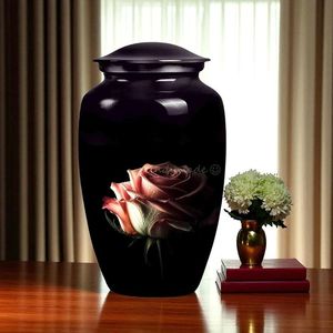 Non Scratch Brass Urn for Human Ashes Adult Size-Abrasion Resistant Metal Cremation Urn-Mark Proof <b>Memorial</b> <b>Vase</b> for Funeral - Product Image 6
