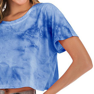 High Quality Women Best Material Polyester Cotton T-Shirt O Neck Casual Street Style Breathable and Regular Fit for Summer Shirt - Product Image 5