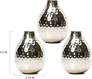 Florero de Aluminio Personalizable, Elegante Adorno Decorativo para el Hogar, Centro de Mesa Ligero y Duradero, Aspecto Elegante - Product Image 5