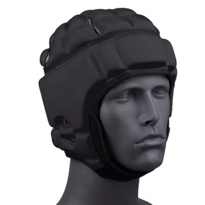 Casque de sport léger à motif camouflage bleu 7v7 avec rembourrage en mousse EVA, aération, séchage rapide, ajustement élastique et durable - Product Image 5