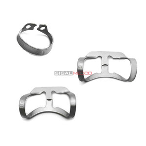 Pinces à diaphragme dentaire manuelles professionnelles, lot de 6, en acier inoxydable allemand, pour procédures endodontiques, hygiéniques, Brinker Universal - Product Image 4