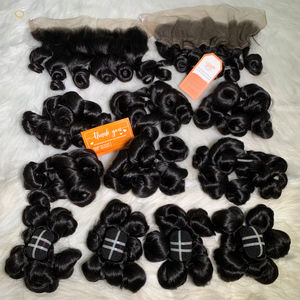 Extensions de cheveux naturels noirs Remy à double trame, ondulés, 100% cheveux humains vietnamiens - Product Image 4