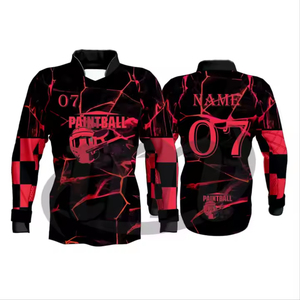 Maillot de paintball personnalisé, impression par sublimation, vêtements légers, respirants et à séchage rapide, fabricant - Product Image 5