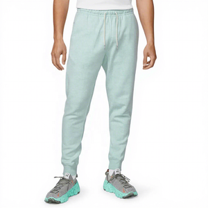 Pantalones Deportivos para Hombre, Color Azul Claro, Cintura Elástica con Cordón, Transpirables, con Bolsillos Laterales, Tejido de Algodón, Estilo Otoño 2027 - Product Image 2