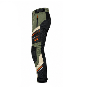 Pantalones de moto para invierno con protección para las rodillas, impermeables, de tela, con aislamiento térmico, tela cortavientos y ajustables. - Product Image 2