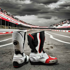 Superior Quality OEM Service Low MOQ Breathable Waterproof Motorcycle Riding Boots Rubber Insole Zip Closure <b>Knee</b>-<b>High</b> - Product Image 5