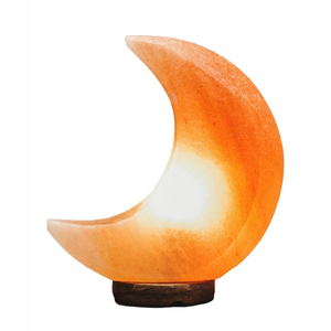 Custom Logo Himalayan <b>Moon</b> Salt Lamp Premium <b>Moon</b> Shaped Natural <b>Crystal</b> Accent Lamp with OEM Size Private Label Wholesale - Product Image 5