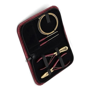 Kit Profesional de Pinzas para Extensiones de Cabello con Anillos Micro de Acero Inoxidable, Herramienta de Instalación y Remoción de Cabello Natural, Calidad de Salón - Product Image 3