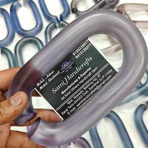 Chaînes en résine transparente colorées de grande taille pour la décoration murale, projets de bricolage, séparateur de pièce et accessoires de rideaux - Product Image 5