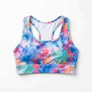 Ropa Deportiva al por Mayor, Top Deportivo Corto Transpirable con Estampado Personalizado para Gimnasio y Entrenamiento - Product Image 4