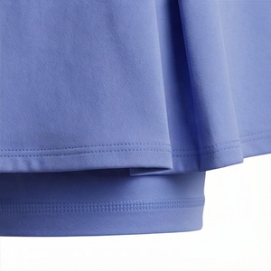 Jupe courte plissée pour femme, taille élastique, spandex, polyester, sportive, couleur unie, respirante, toutes saisons - Product Image 6