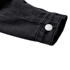 Venta Directa de Fábrica, Chaqueta Vaquera para Hombre con Diseño de Logotipo Personalizado, Chaqueta Vaquera de Manga Larga para Hombre, Cómoda y de Primera Calidad - Product Image 4