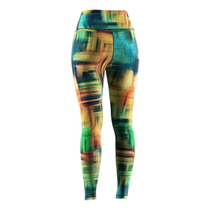 Leggings de sport pour femme, taille haute, respirants, tricotés, à coutures, très élastiques, pour la gym, le fitness, le yoga, la course et le style décontracté - Product Image 4