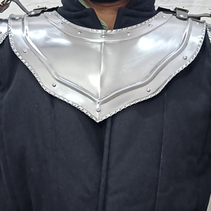 Gorget de fer médiéval Spauldrons Arm Shoulder Set Viking Crusader Metal Pauldrons Armor - Product Image 6