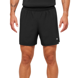 Pantalones Cortos Deportivos de Malla Transpirable para Hombre, 5 Pulgadas, para Gimnasio, Entrenamiento, Fitness, Color Negro - Product Image 1