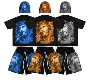 Conjunto de Shorts Casuales de Verano 2026 para Hombre, Camiseta de Manga Corta y Shorts, Conjunto Deportivo Sólido, Ropa de Marca para Hombre, Conjunto de 2 Piezas - Product Image 2